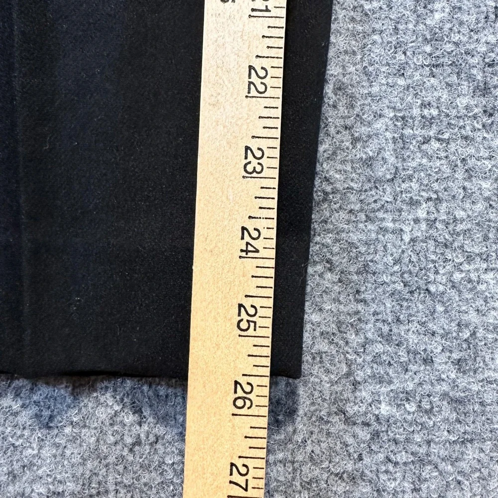 Talbots Hampshire Ankle Pant Women 16P Black Curvy Petite Career Trousers